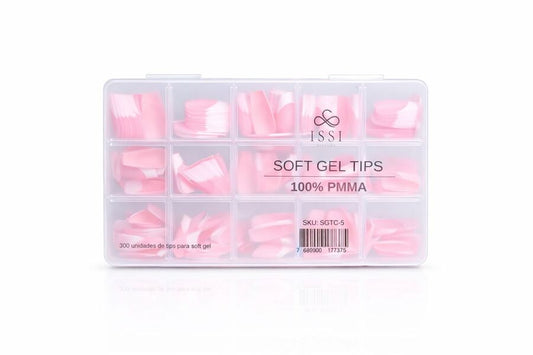 Tips Soft Gel PMMA con Color x300 SGTC-5 - ISSI Supplies -  Solo en Pink Pot Plant 