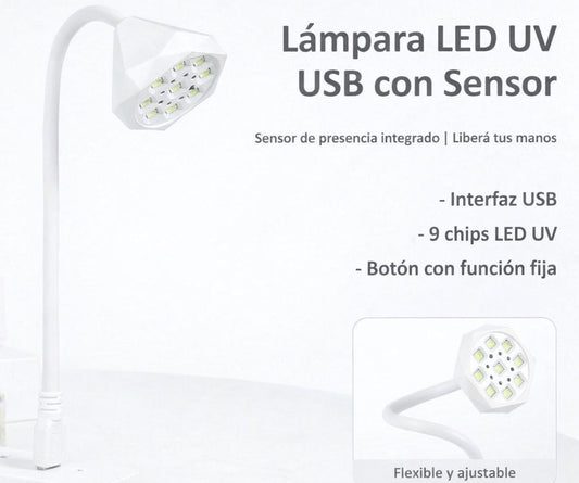 Lampara Flor Soft Gel USB con Sensor UV/LED - ISSI Supplies -  Solo en Pink Pot Plant 