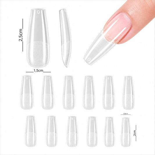 Tips Soft Gel PMMA Coffin C501 - ISSI Supplies