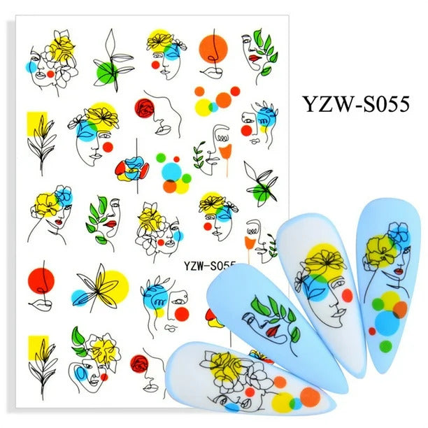 Sticker YZW-S055 -  Solo en Pink Pot Plant 