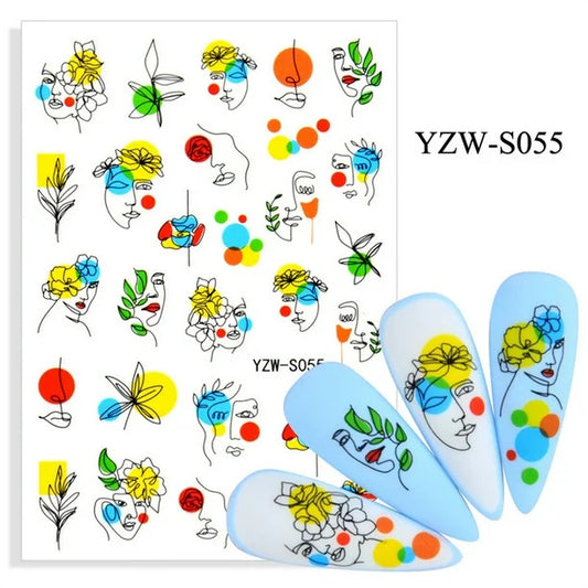 Sticker YZW-S055 -  Solo en Pink Pot Plant 