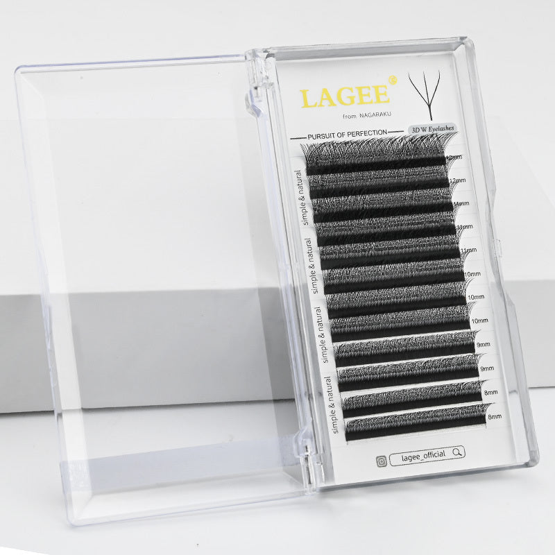 Pestañas 3D W 0.07D 14mm - Lagee -  Solo en Pink Pot Plant 