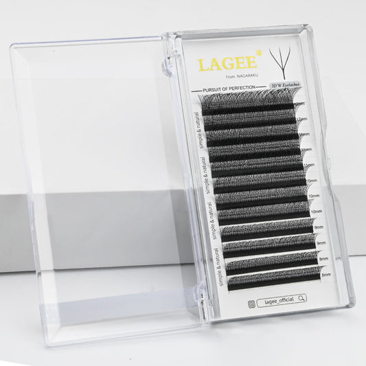 Pestañas 3D W 0.07D 14mm - Lagee -  Solo en Pink Pot Plant 