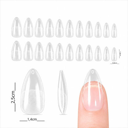 Tips Soft Gel PMMA Bailarina C502 500un - ISSI Supplies