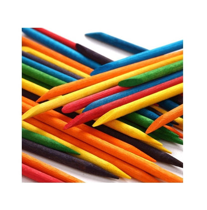Palito de Naranjo Colorido x100u - ISSI Supplies