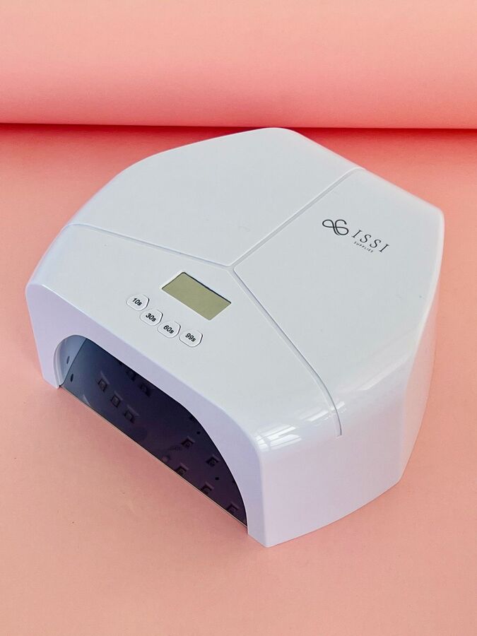 Cabina 72Leds/Uv Blanca base Acero - ISSI Supplies -  Solo en Pink Pot Plant 