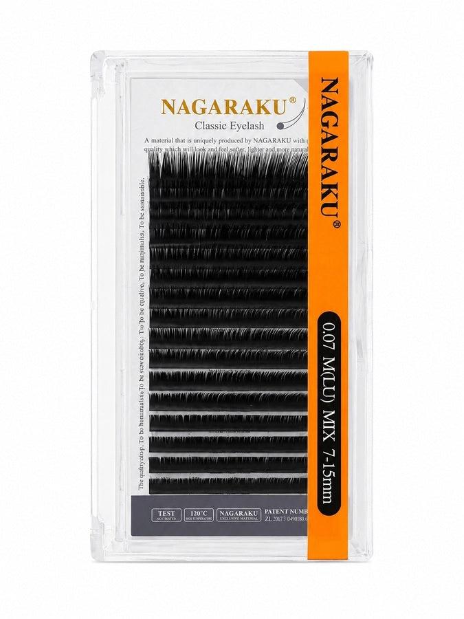 Pestañas Classic 0.07M/LU Mix - Nagaraku