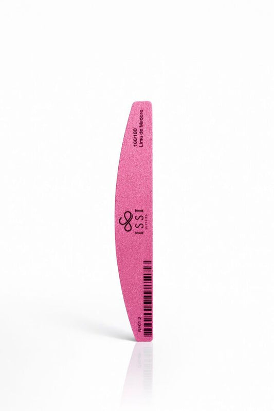 Lima de Madera 100/180 Rosa NF01-2 - ISSI Supplies -  Solo en Pink Pot Plant 