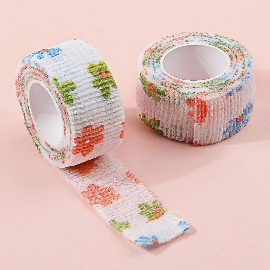 Cinta Protectora de Uñas Floreada