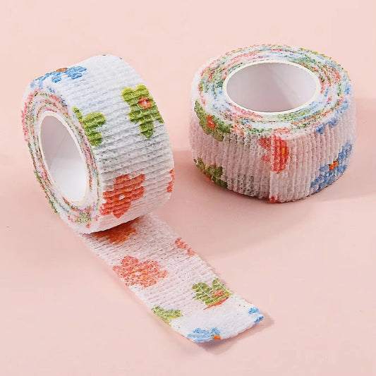 Cinta Protectora de Uñas Floreada
