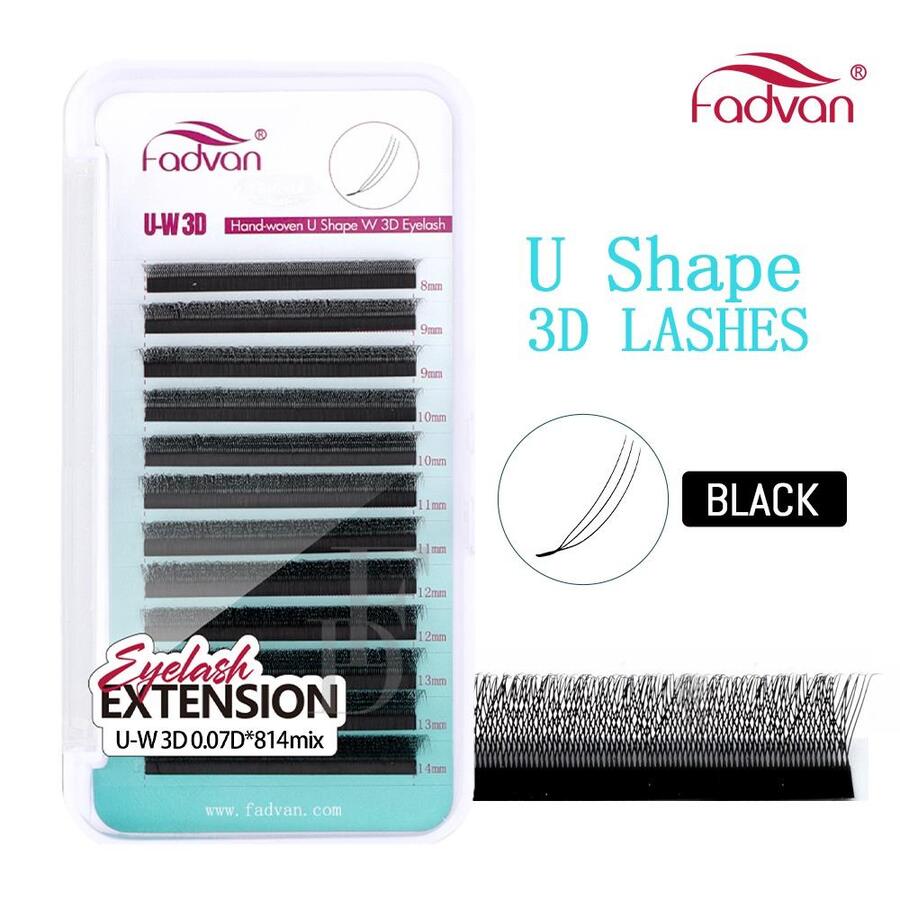 Pestañas 3D U/W 0.07D Mix - Fadvan