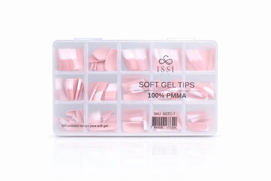 Tips Soft Gel PMMA con Color SGTC-7 - ISSI Supplies -  Solo en Pink Pot Plant 