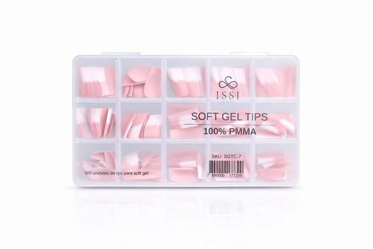 Tips Soft Gel PMMA con Color SGTC-7 - ISSI Supplies -  Solo en Pink Pot Plant 