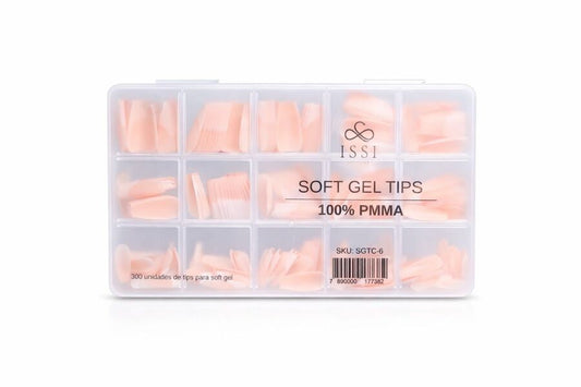 Tips Soft Gel PMMA con Color SGTC-6 - ISSI Supplies -  Solo en Pink Pot Plant 