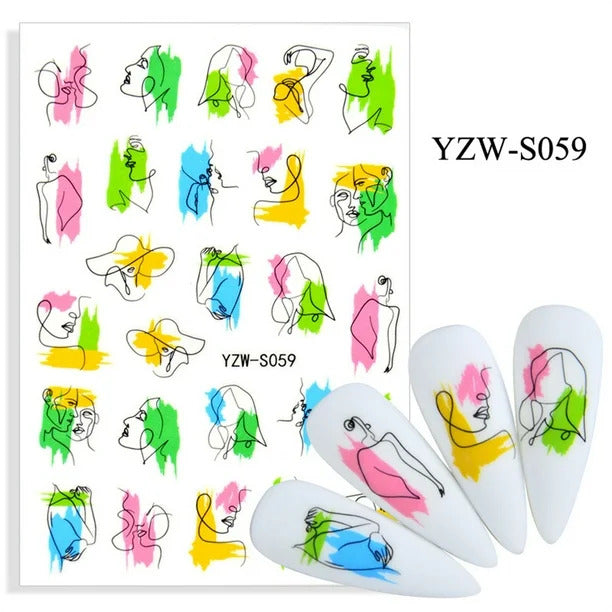 Sticker YZW-S059 -  Solo en Pink Pot Plant 