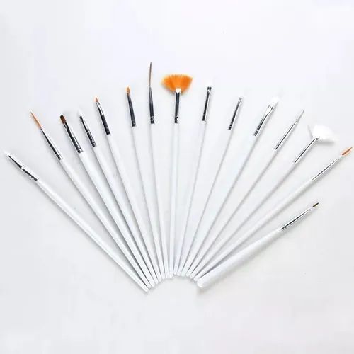 Kit x15 Pinceles Nail Art NBS1003-2 - ISSI Supplies -  Solo en Pink Pot Plant 