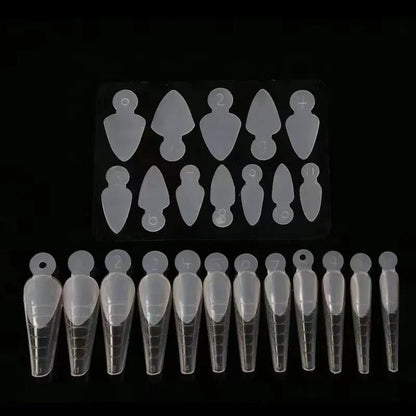 Molde de Silicona para Francesa Reversa x12 tamaños -  Solo en Pink Pot Plant 