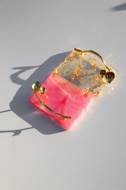Placa de Resina con metal para Mezclas -  Solo en Pink Pot Plant 