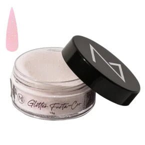 Polvo Acrilico Glitter Rosa Oscuro 40g - Majestic Nails -  Solo en Pink Pot Plant 