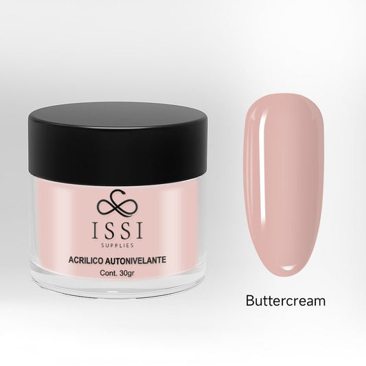 Polvo acrílico autonivelante BUTTERCREAM 30g ISSI Supplies -  Solo en Pink Pot Plant 