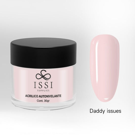 Polvo acrílico autonivelante DADDY ISSUES 30g ISSI Supplies -  Solo en Pink Pot Plant 