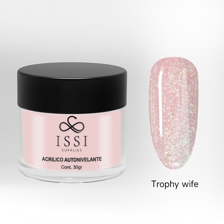 Polvo acrílico autonivelante TROPHY WIFE 30g - ISSI Supplies -  Solo en Pink Pot Plant 