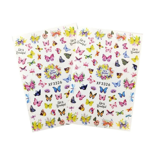Sticker Mariposas XF3326 -  Solo en Pink Pot Plant 