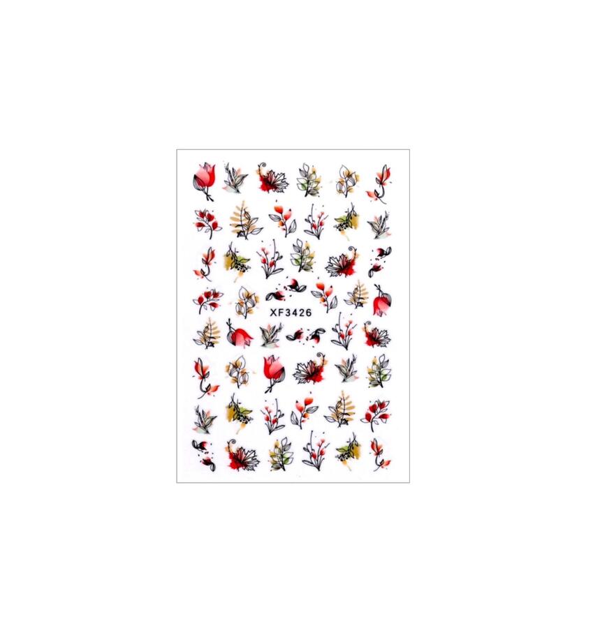 Sticker XF3426 -  Solo en Pink Pot Plant 