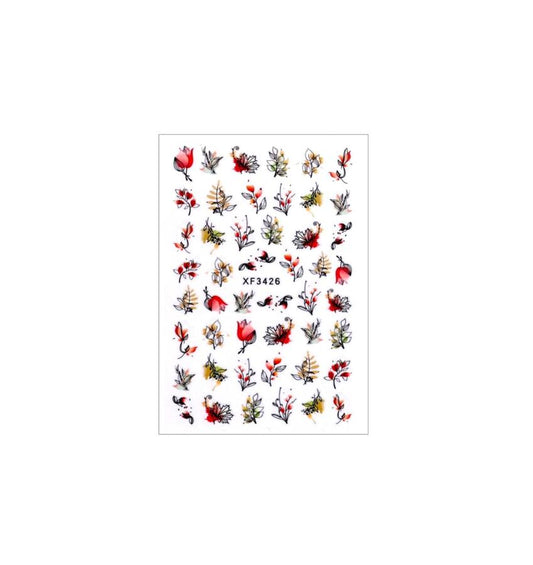 Sticker XF3426 -  Solo en Pink Pot Plant 