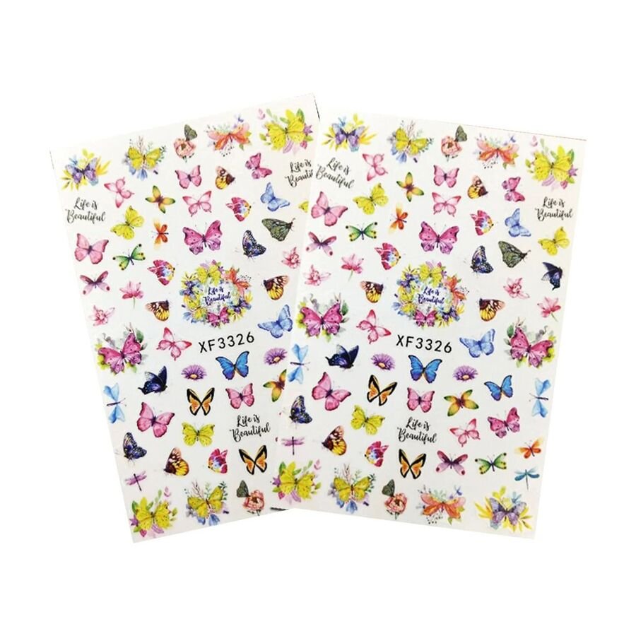 Sticker Mariposas XF3326 - Pink Pot Plant