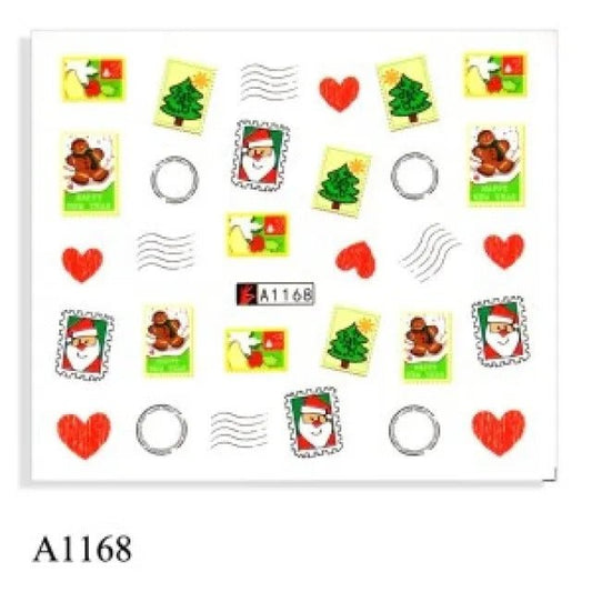Decals Water Navideño A1168 -  Solo en Pink Pot Plant 