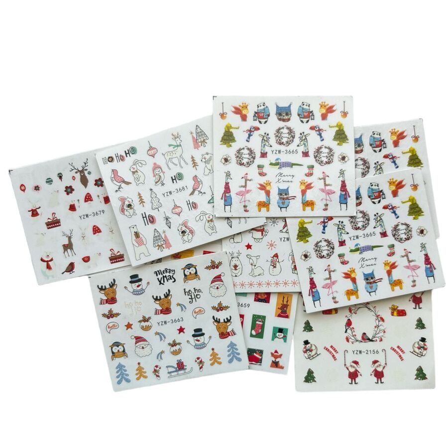 Decals Water Navideño -  Solo en Pink Pot Plant 