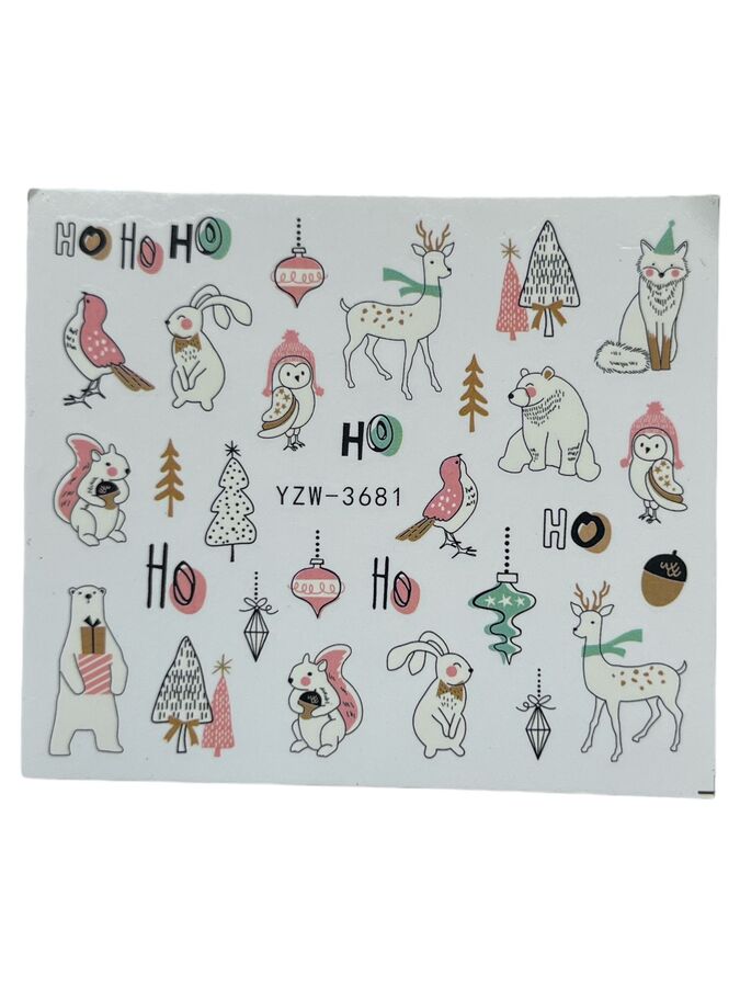 Decals Water Navideño -  Solo en Pink Pot Plant 