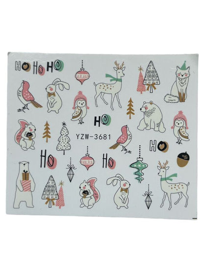 Decals Water Navideño -  Solo en Pink Pot Plant 