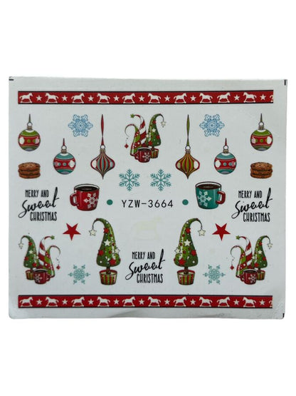 Decals Water Navideño -  Solo en Pink Pot Plant 