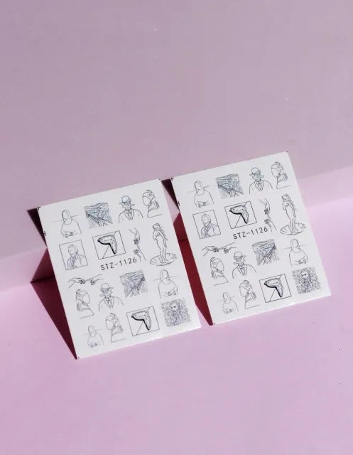 Decals Water STZ-1126 -  Solo en Pink Pot Plant 