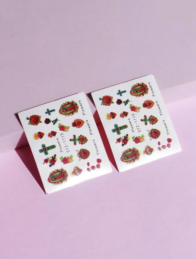 Flowers Decals Water STZ-1115 -  Solo en Pink Pot Plant 