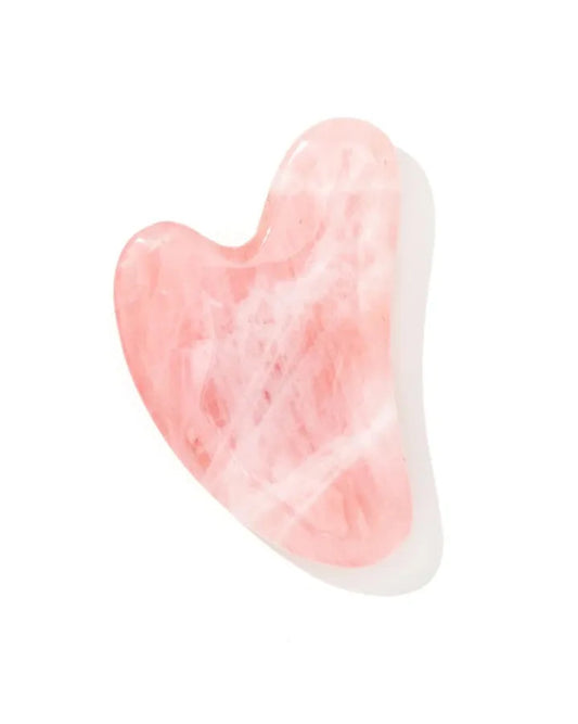 GUA SHA Cuarzo Rosa -  Solo en Pink Pot Plant 