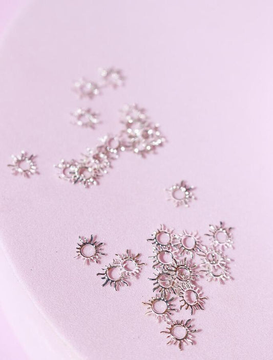 Joyas de Metal D433 Sol Plateado -  Solo en Pink Pot Plant 