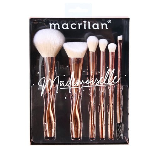Kit de Brochas MADEMOISELLE - Macrilan -  Solo en Pink Pot Plant 