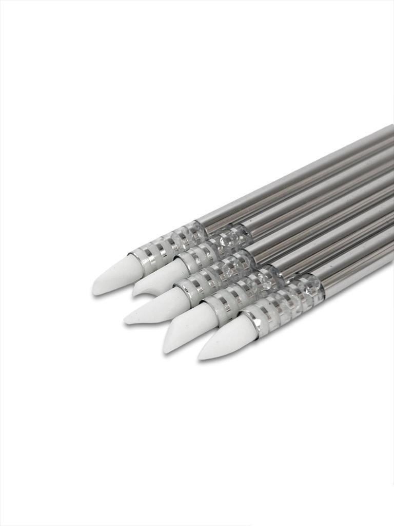 Kit x5 Pinceles Silicona Doble R124 -  Solo en Pink Pot Plant 