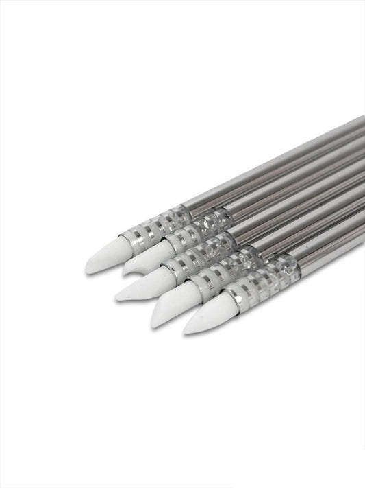 Kit x5 Pinceles Silicona Doble R124 -  Solo en Pink Pot Plant 
