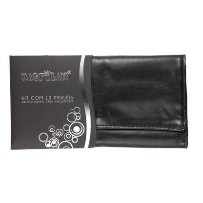 Manta 12 Brochas Profesionales KP1-2D - Macrilan -  Solo en Pink Pot Plant 