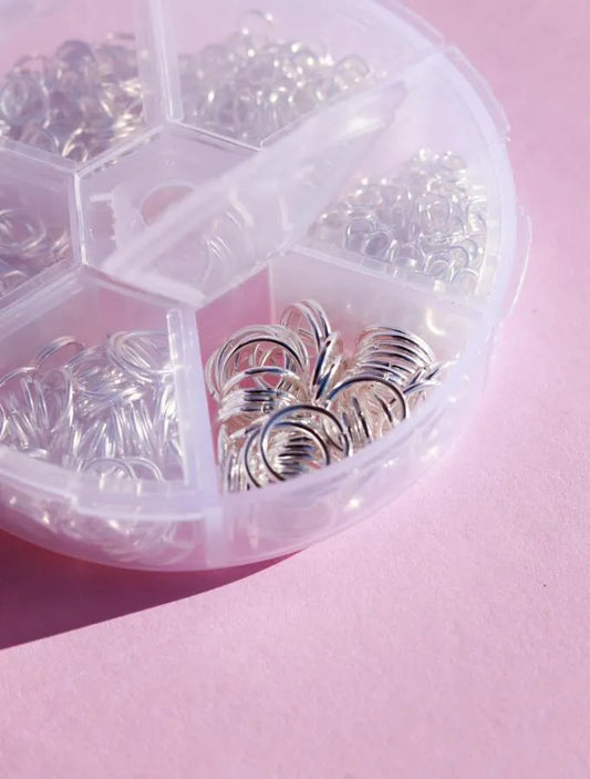 NP1003 Piercing para Uñas Plateado -  Solo en Pink Pot Plant 