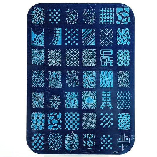 Placa para Stamping -  Solo en Pink Pot Plant 