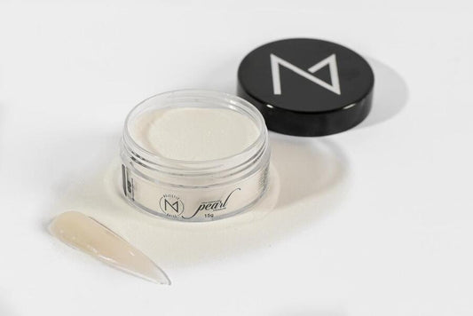 Polvo Acrílico Blanco Perlado 15g - Majestic Nails -  Solo en Pink Pot Plant 