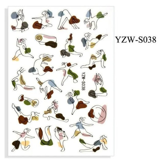 Sticker YZW-S038 -  Solo en Pink Pot Plant 