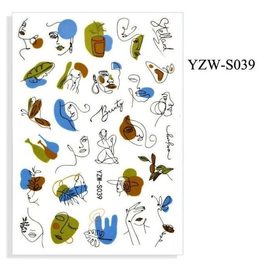 Sticker YZW-S039 -  Solo en Pink Pot Plant 
