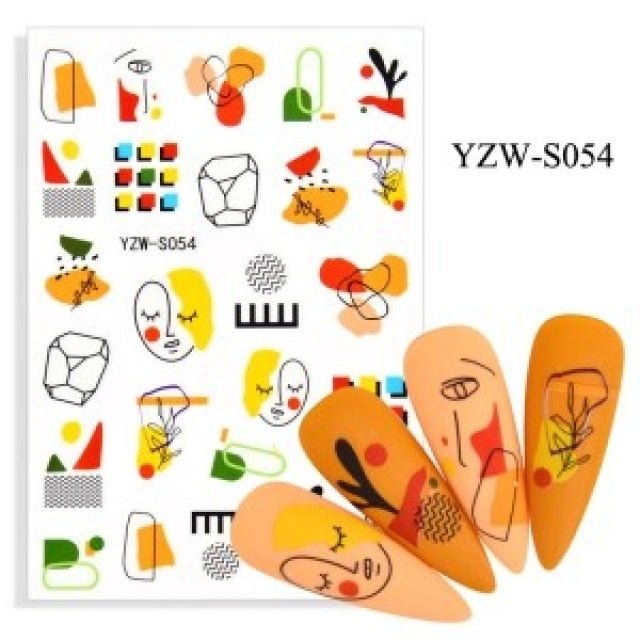 Sticker YZW-S054 -  Solo en Pink Pot Plant 