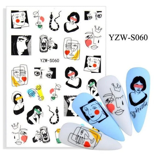 Sticker YZW-S060 -  Solo en Pink Pot Plant 